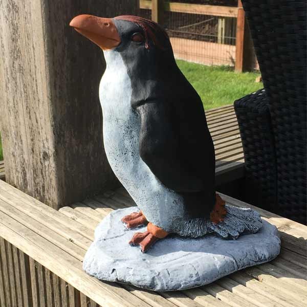 Penguin Stone Garden Ornament 30cm