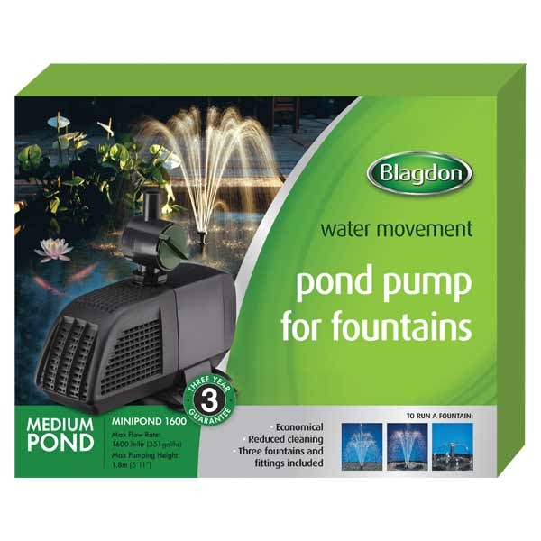 Blagdon Minipond 1600 Fountain Pump