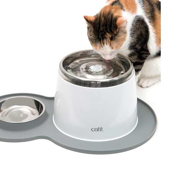 Catit Peanut Placemat Grey Medium