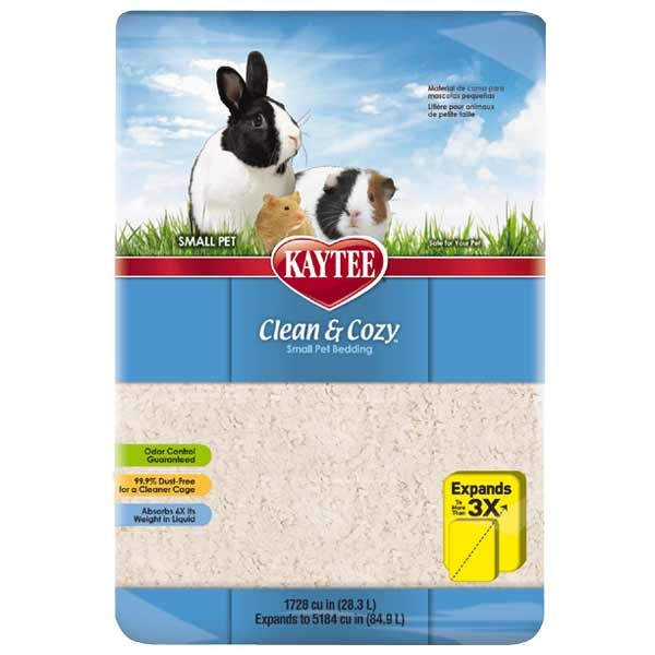 Kaytee Clean & Cozy White Bedding 85 Litres