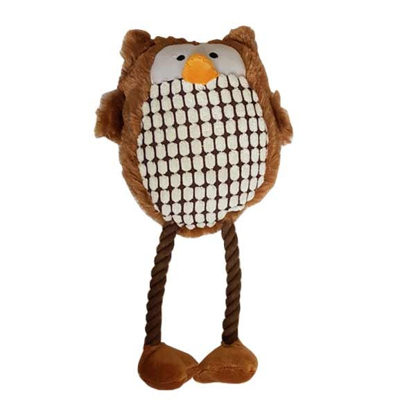 Good Boy Hug Tug Owls Dog Toy