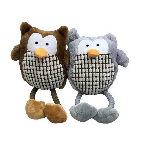 Good Boy Hug Tug Owls Dog Toy