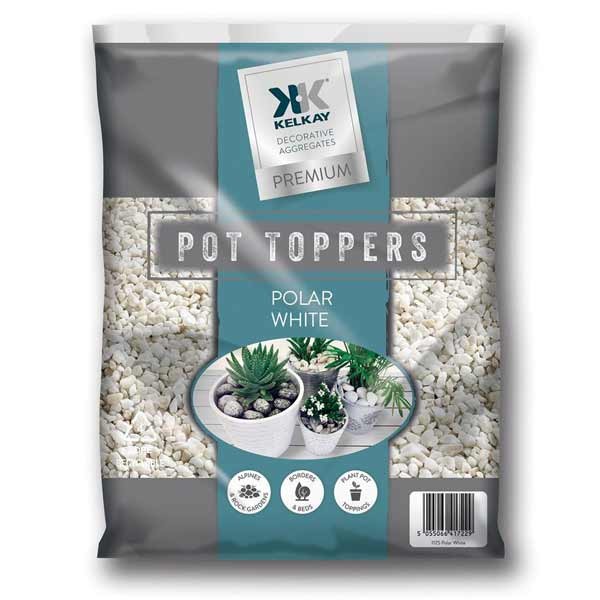 Pot Topper Polar White Handy Pack