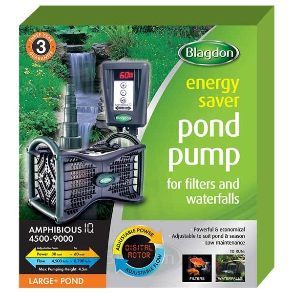 Blagdon Amphibious IQ Energy Saver Pump 4500-9000