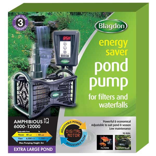 Blagdon Amphibious IQ Energy Saver Pump 6000-12000