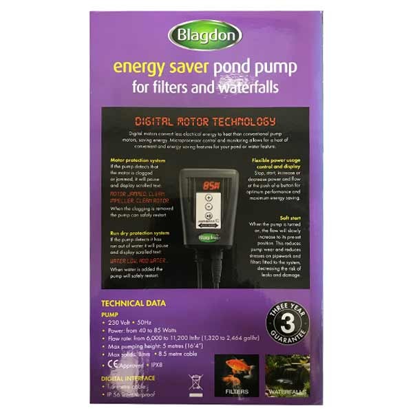 Blagdon Amphibious IQ Energy Saver Pump 6000-12000