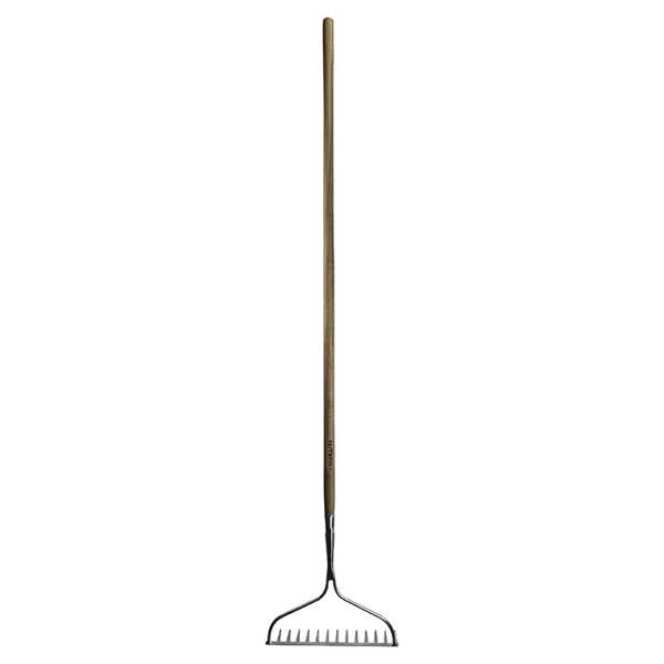 Faithfull Prestige Stainless Steel Garden Rake Ash Handle