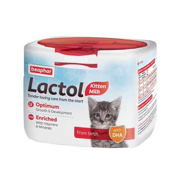 Beaphar Lactol Milk Replacer for Kittens 250g Cat Treat