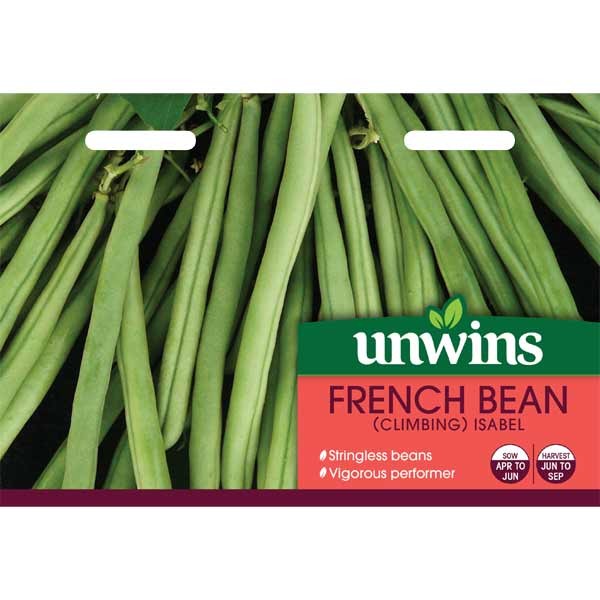 Unwins French Climbing Bean Isabel