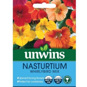 Unwins Nasturtium Whirlybird Mix Seeds