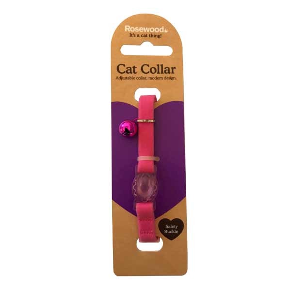 Rosewood Velvet Cat Collar