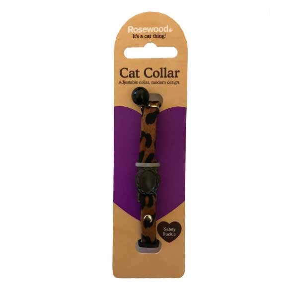 Rosewood Jungle Print Cat Collar