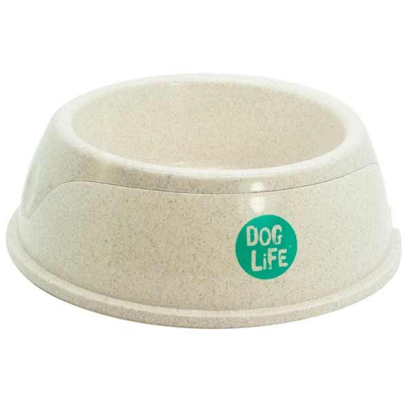 Dog Life Bioplastic Wheat Double Bowl 660ml