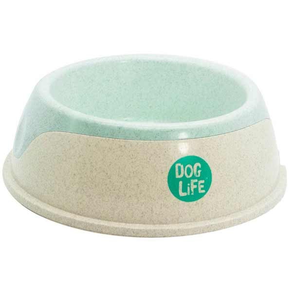 Dog Life Bioplastic Wheat Double Bowl 660ml