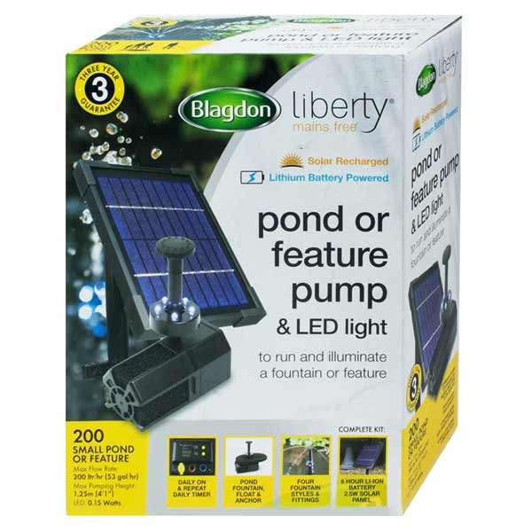 Blagdon Liberty Pond or Feature Pump & LED Light