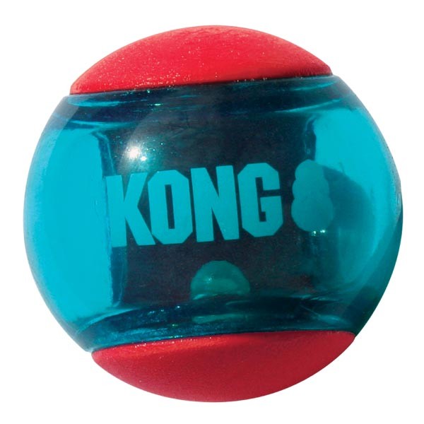 KONG Squeezz Action Ball Red 3 Pack Small Dog Toy