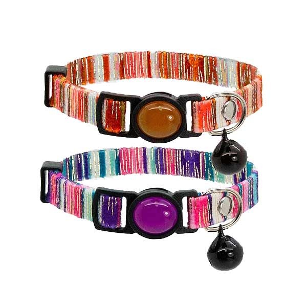 Cat Circus Jewelled Shine Safety Cat Collar (Assorted)