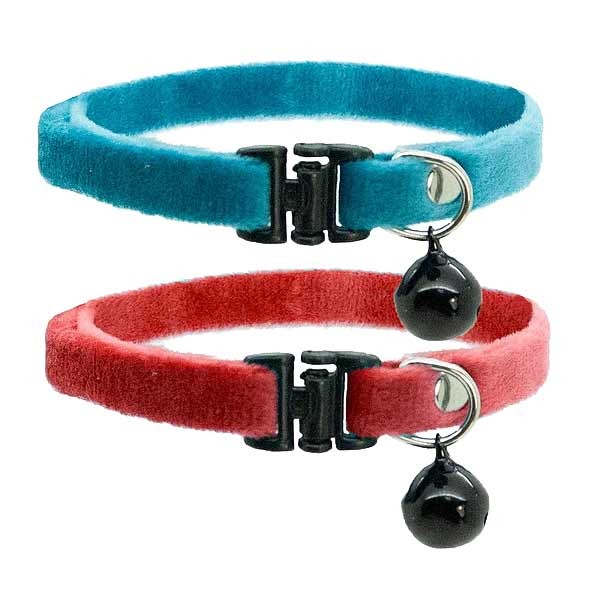 Cat Circus Velvet Safety Kitten Collar (Assorted)