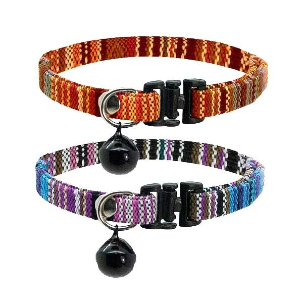 Cat Circus Navajo Velvet Safety Kitten Collar (Assorted)