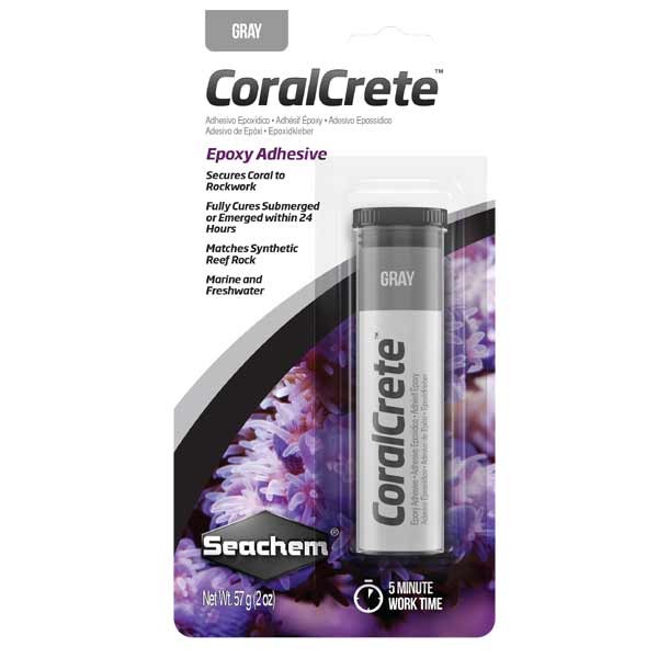 Seachem Coralcrete Epoxy Adhesive Grey 57g