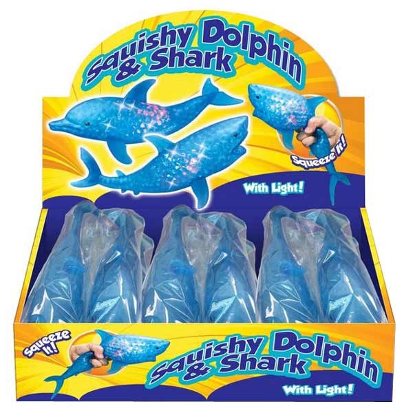 LightUp Squishy Dolphin/ Shark