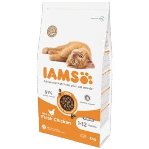 IAMS For Vitality Chicken Kitten 2kg Dry Cat Food