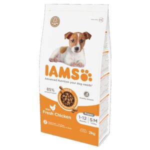 IAMS for Vitality Small/Medium Breed Chicken Puppy 2kg Dry Dog Food