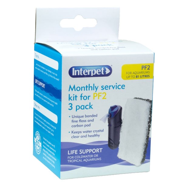 Interpet PF2 Monthly Service Kit 3 Pack