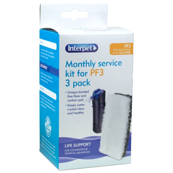 Interpet PF3 Monthly Service Kit 3 Pack