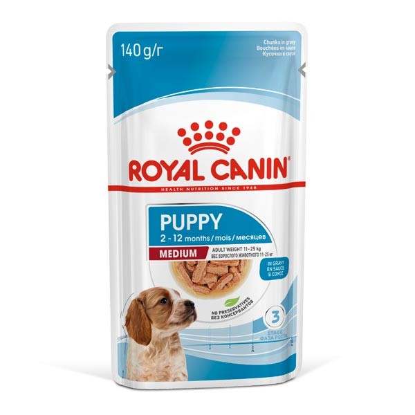 Royal Canin Medium Puppy 140g Wet Dog Food