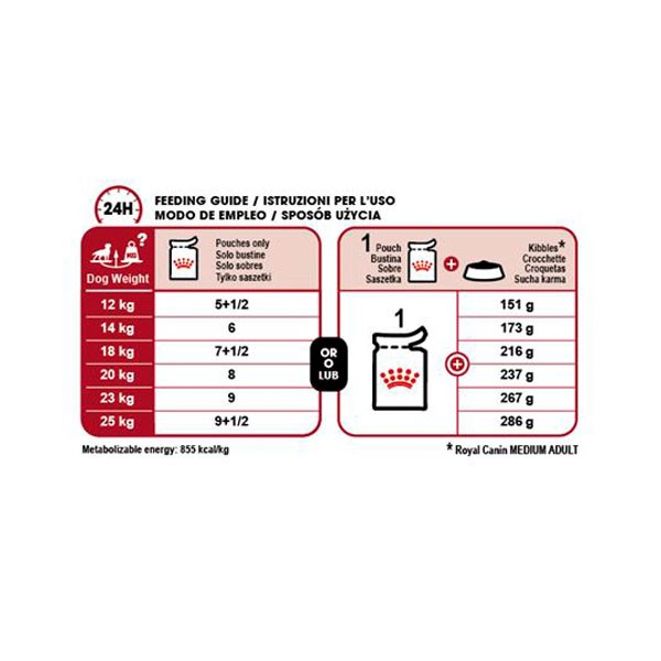 Royal Canin Medium Adult 140g Wet Dog Food