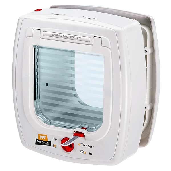 Ferplast Swing Microchip Opening System Cat Flap White