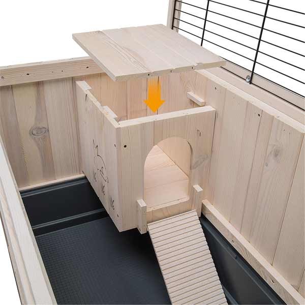 Ferplast Cottage Large Indoor Rabbit Hutch