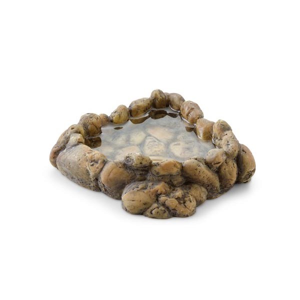 Exo Terra Corner Pebble Water Dish Medium