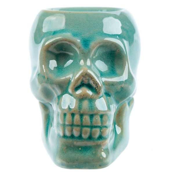 Eden Mini Ceramic Skull Oil Burner