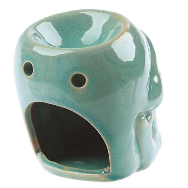 Eden Mini Ceramic Skull Oil Burner