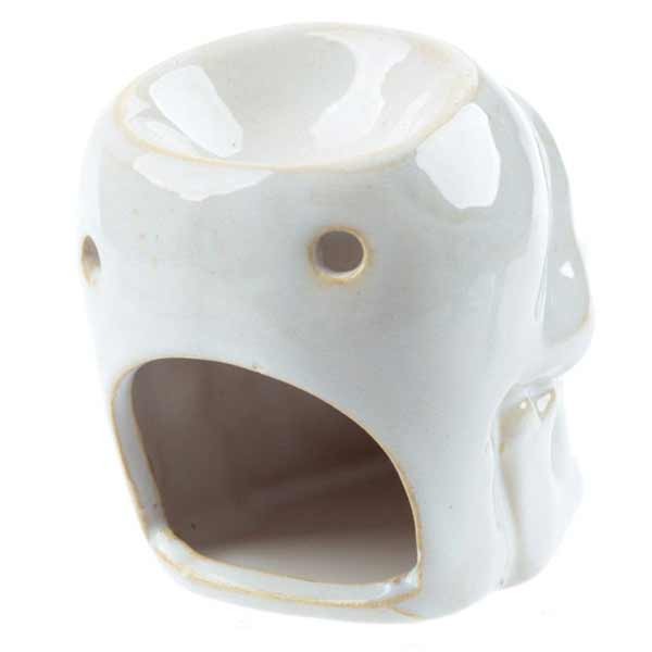 Eden Mini Ceramic Skull Oil Burner