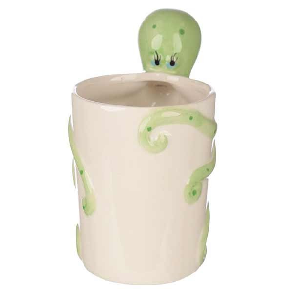 Octopus Shaped Handle Ceramic Mug