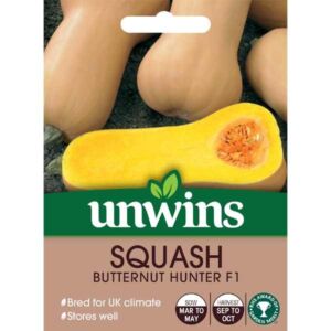 Unwins Butternut Squash Hunter F1 Seeds