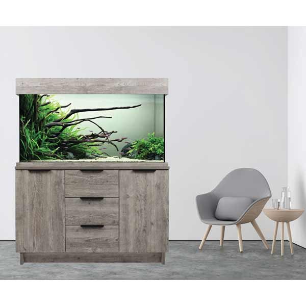 OakStyle 230 Litres Urban Grey Aquarium & Cabinet Complete