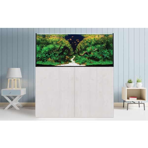 AquaSys 300 Soft Matt White Aquarium & Cabinet