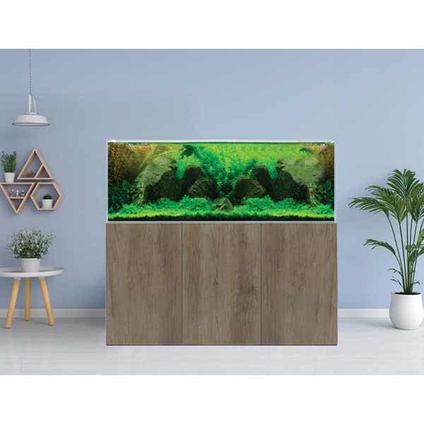 AquaSys 395 Grey Nebraska Aquarium & Cabinet