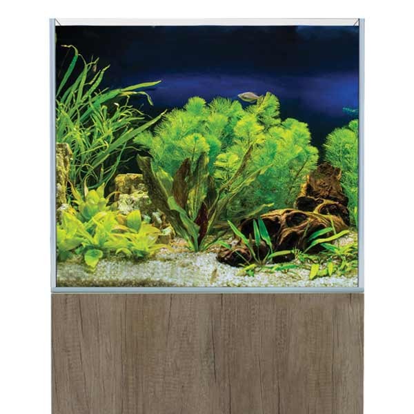 AquaSys 150 Grey Nebraska Aquarium & Cabinet