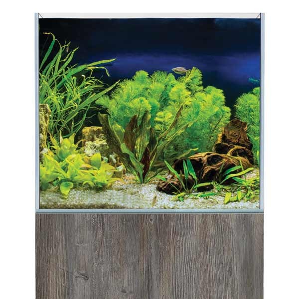 AquaSys 150 Pasadena Pine Aquarium & Cabinet