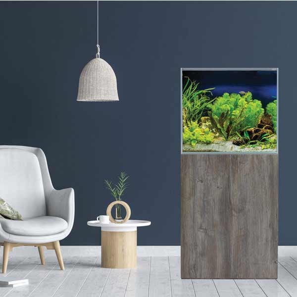 AquaSys 150 Pasadena Pine Aquarium & Cabinet