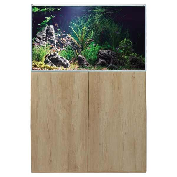 AquaSys 230 Natural Nebraska Oak Aquarium & Cabinet