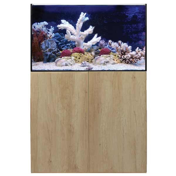 ReefSys 255 Natural Nebraska Oak Aquarium & Cabinet