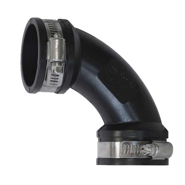 Evolution Aqua Eazy Connector 2" Flexible PVC 90 Degree Dlbow