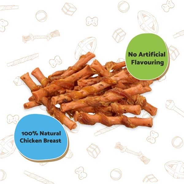 Good Boy Chewy Chicken With Carrot Sticks 90g Dog Treat