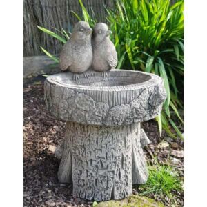 Twin Stone Bird Bath (Mini) 16cm